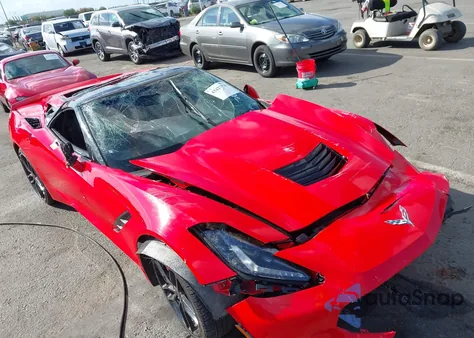 2016 Chevrolet Corvette Stingray Z51 из США, поврежденный, VIN 1G1YM2D7XG5109971